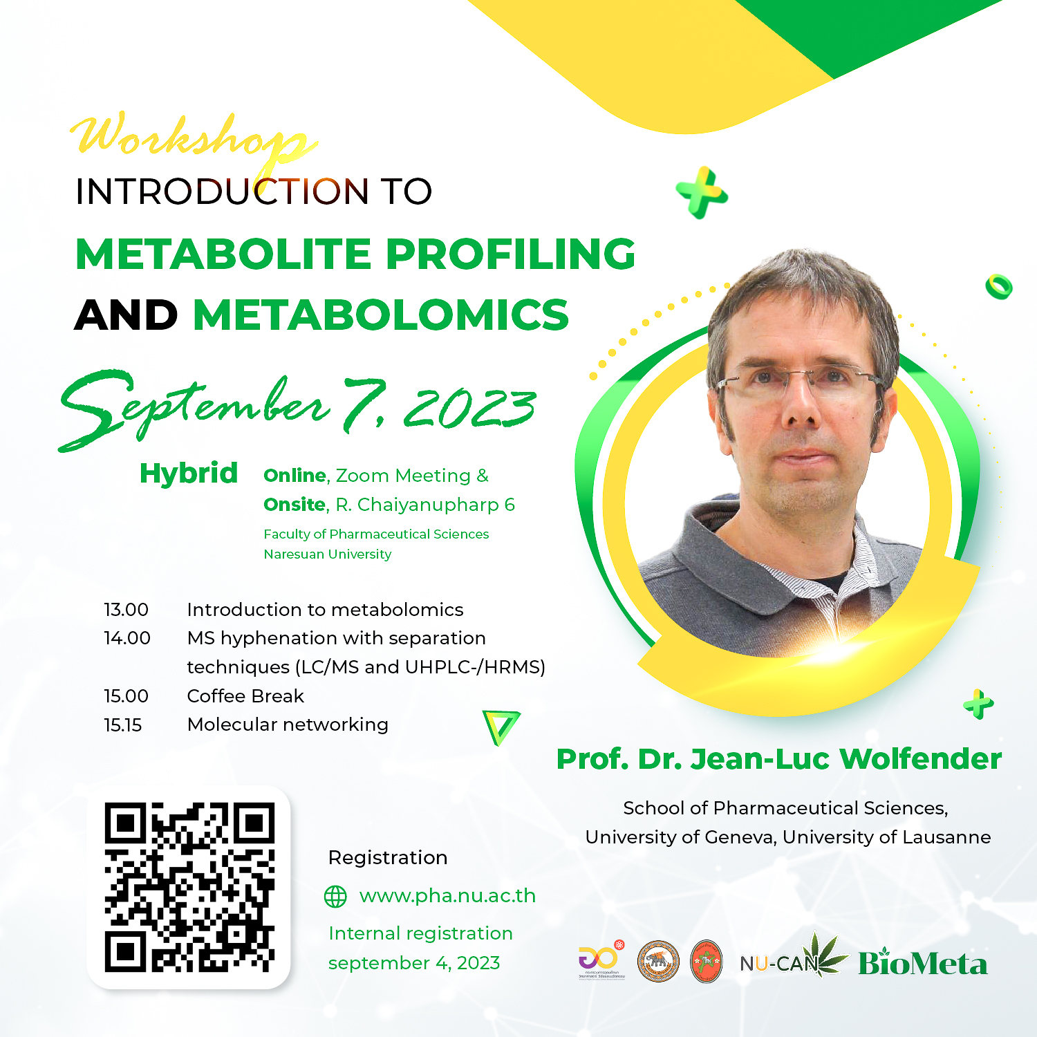 Workshop: Introduction to Metabolite Profiling and Metabolomics